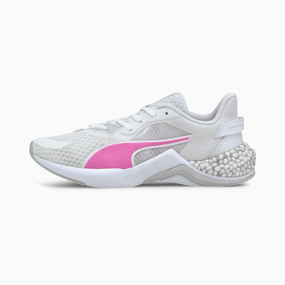 Puma HYBRID NX Ozone Női Futócipő - Fehér/Rózsaszín/Szürke ( Hungary - KTVOC3982 )